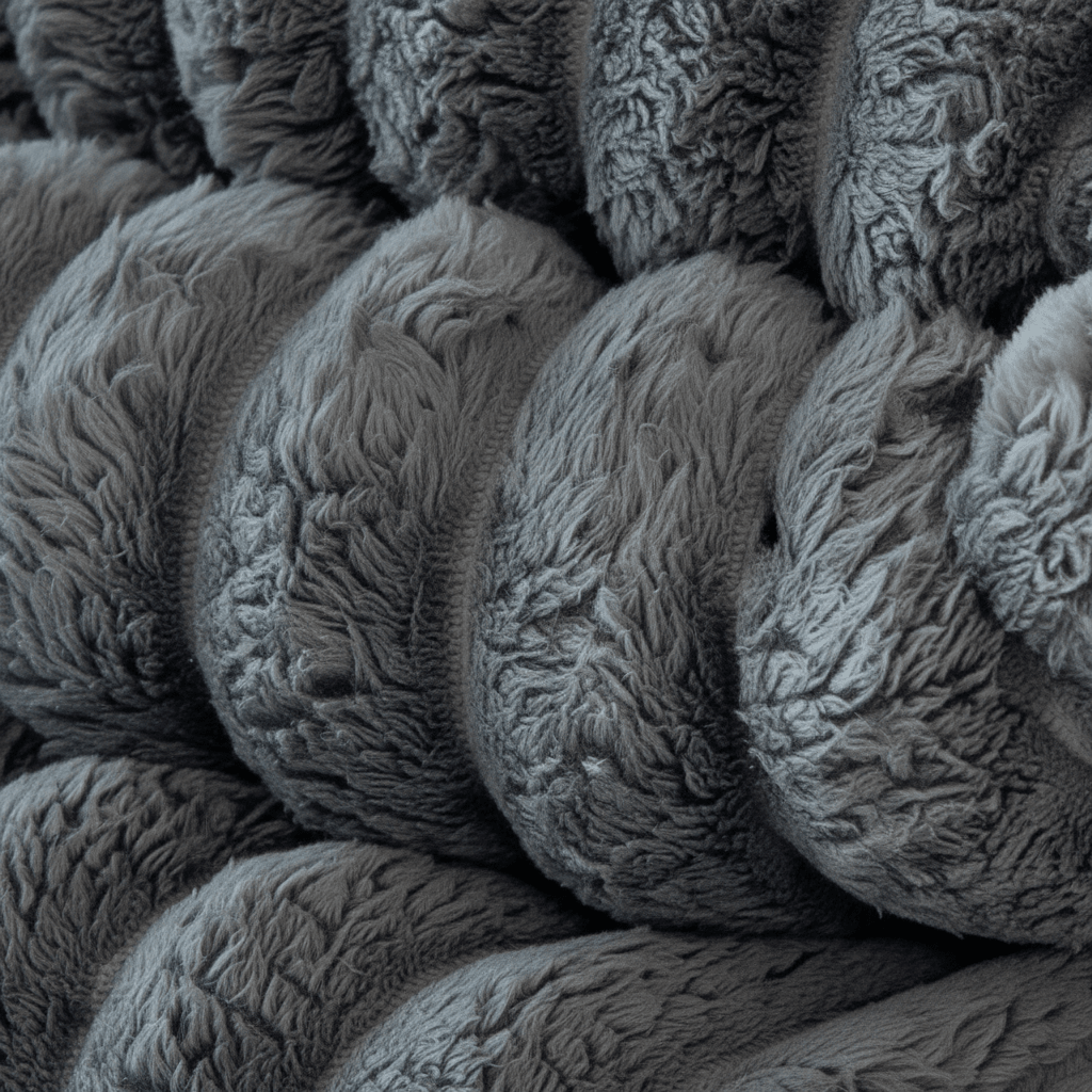 Striped Coral Fleece Blanket - Thick Warm Home Comfort