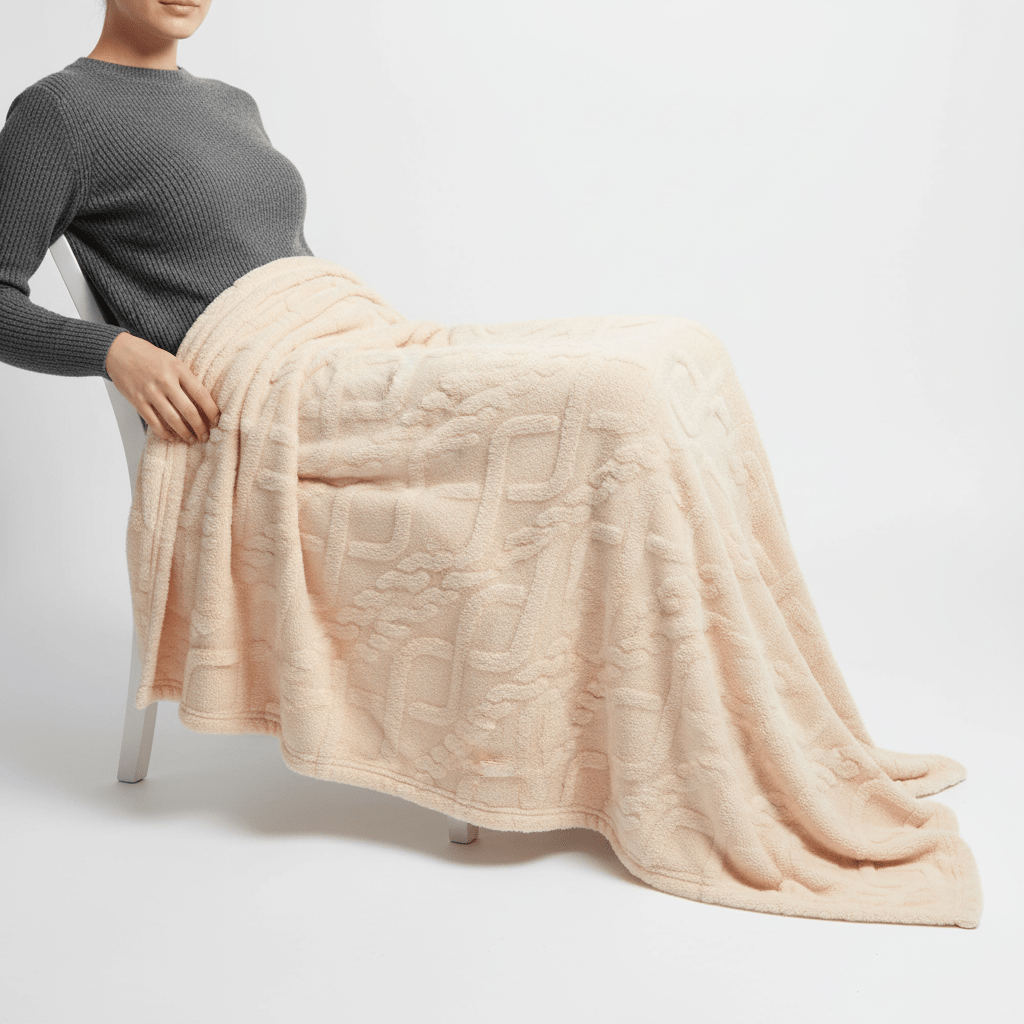 Lightweight Coral Fleece Blanket - Daily Sofa & Travel Comfort