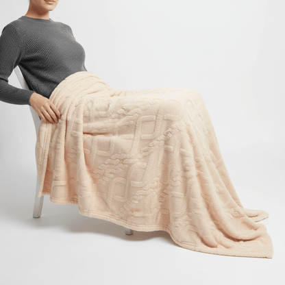 Lightweight Coral Fleece Blanket - Daily Sofa & Travel Comfort