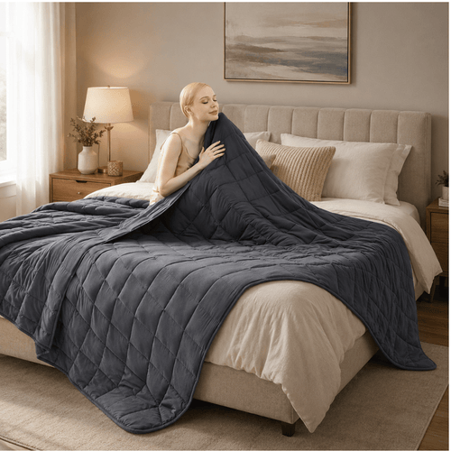 Weighted Blanket Adult - Therapeutic Sleep & Anxiety Relief