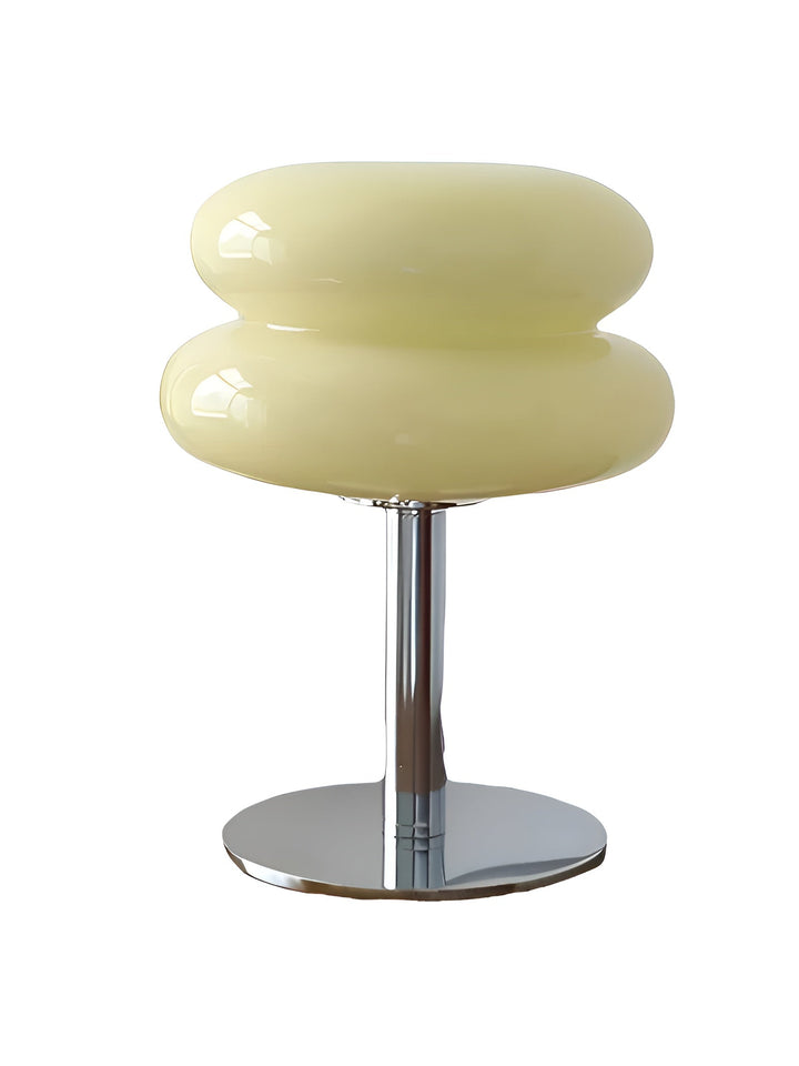 Lampe Macaron Verre Élégante Ambiance | Jaune Orange pour Salon Cosy