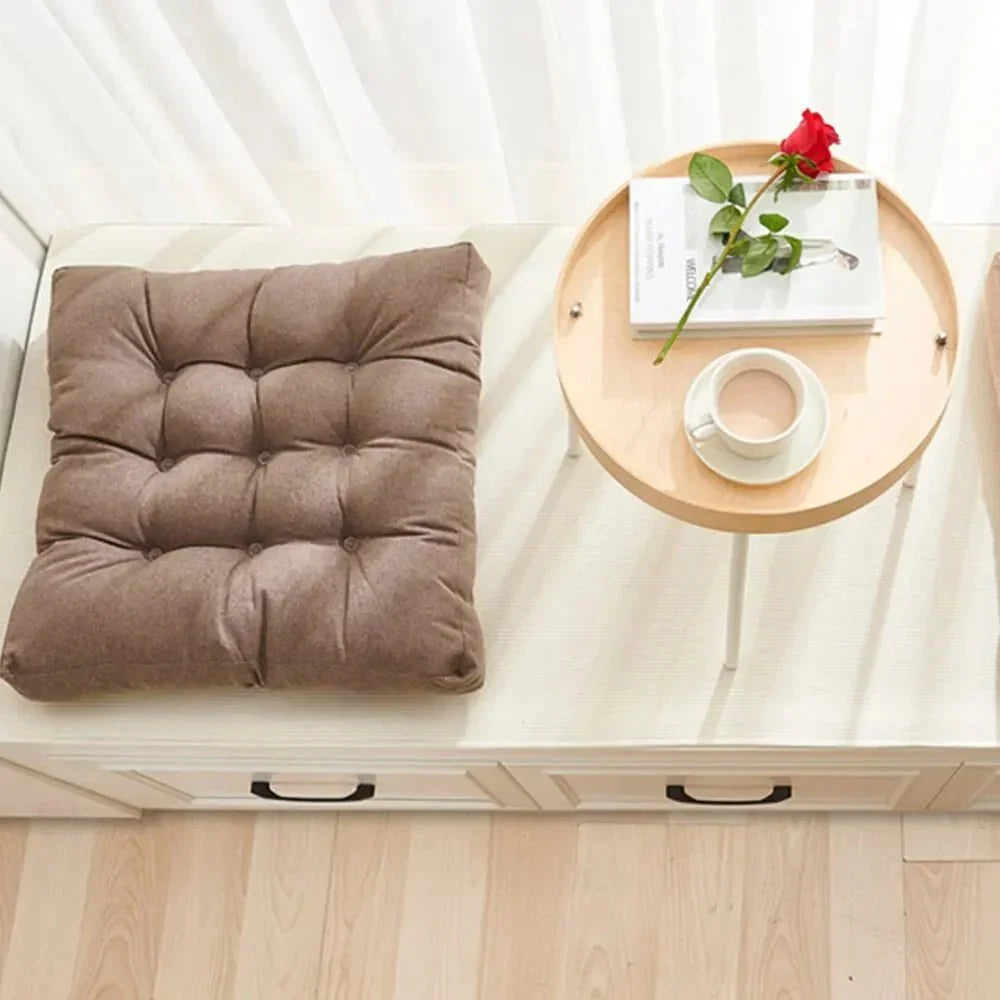 Square Tufted Chair Cushion - Comfort & Decoration