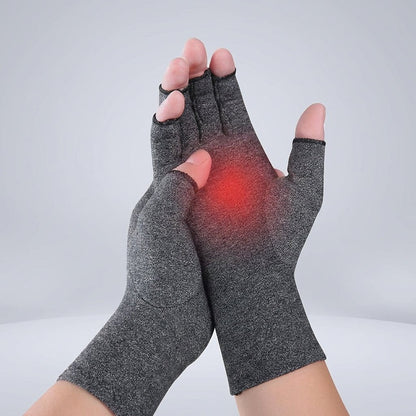 Fingerless Compression Gloves - Arthritis & Hand Pain Relief