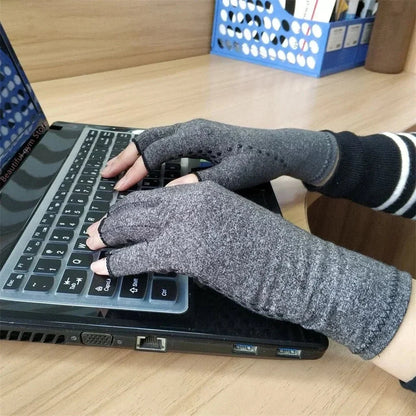 Fingerless Compression Gloves - Arthritis & Hand Pain Relief