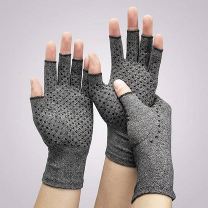 Fingerless Compression Gloves - Arthritis & Hand Pain Relief