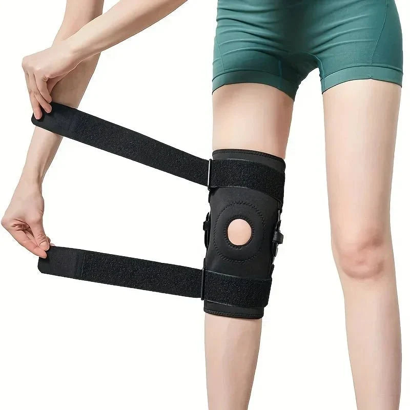 Articulated Knee Brace with Open Patella - Hinges Daily Sport Use