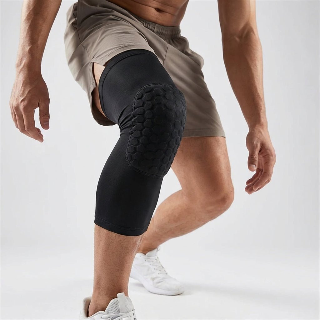 Honeycomb Padded Knee Pad - Basketball & Contact Sports