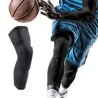 Honeycomb Padded Knee Pad - Basketball & Contact Sports