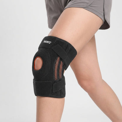 Open-Patella Knee Brace with Stabilizers - Structural Knee Support