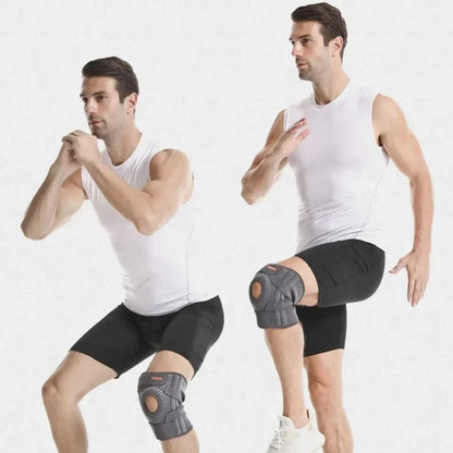 Open-Patella Knee Brace with Stabilizers - Structural Knee Support