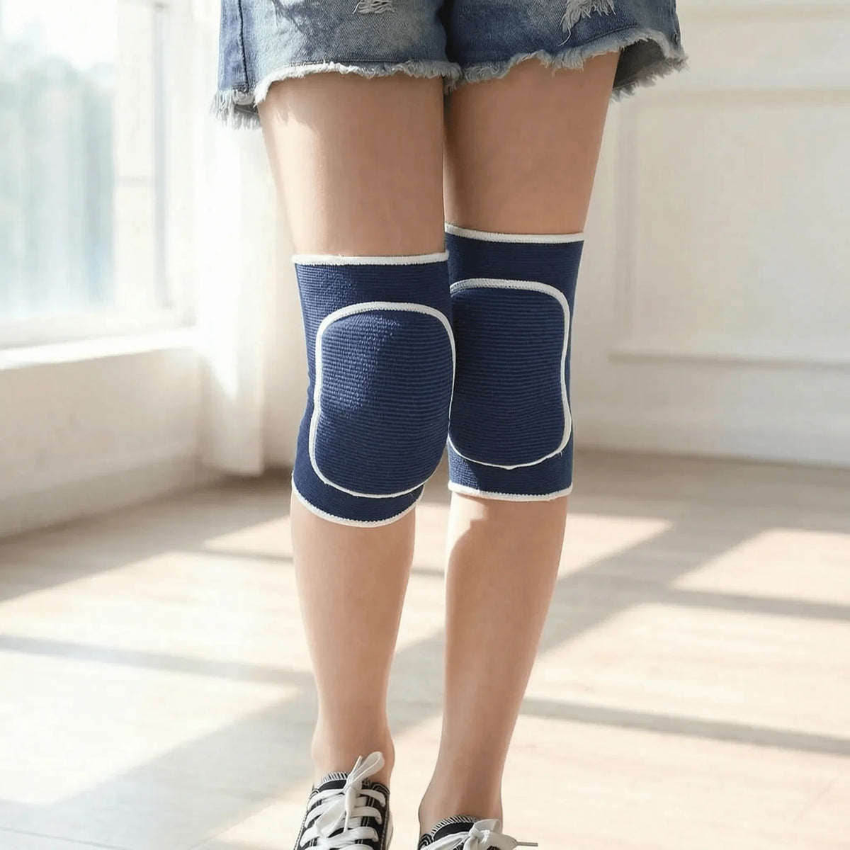 Kids Knee Pads with Thick Cushion - Volleyball & Dance Two-Tone