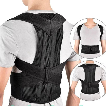 Lumbar Posture Support Vest - Adjustable Complete Back Relief