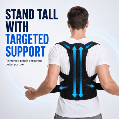 Lumbar Posture Support Vest - Adjustable Complete Back Relief