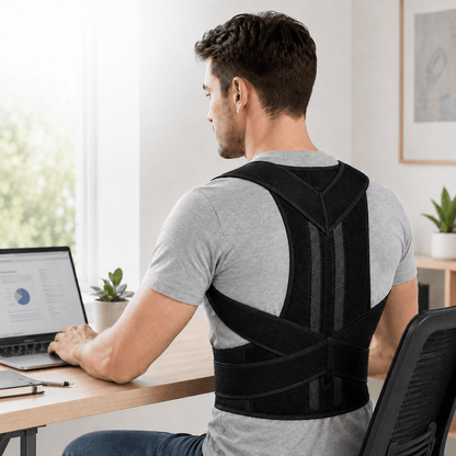 Lumbar Posture Support Vest - Adjustable Complete Back Relief
