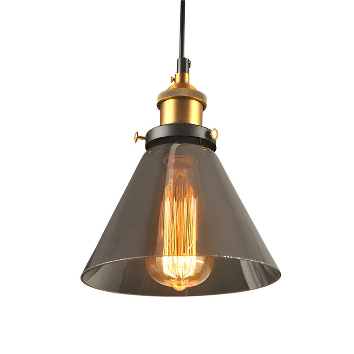 Suspension Verre Antique Vintage Ambre | Style A Nostalgique et Chaleureux