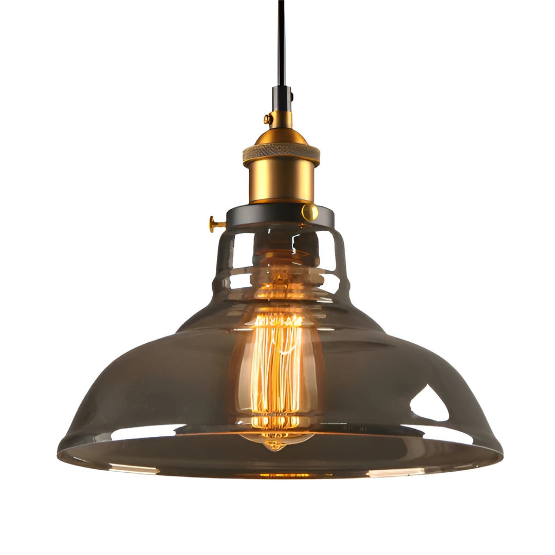 Suspension Verre Antique Vintage Ambre | Style A Nostalgique et Chaleureux