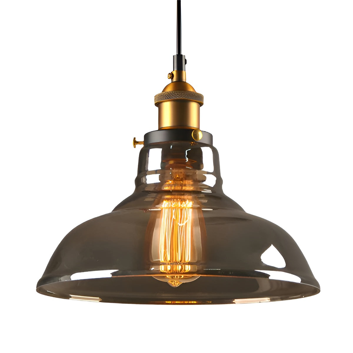 Suspension Verre Antique Vintage Ambre | Style A Nostalgique et Chaleureux