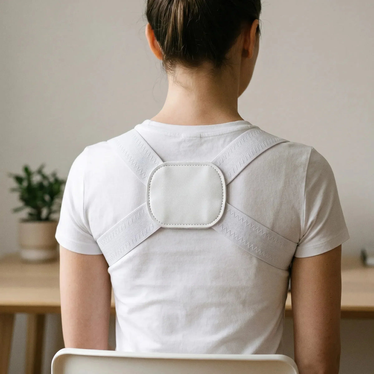 Women's Back Harness Figure-8 - Central Padded Panel Low Profile