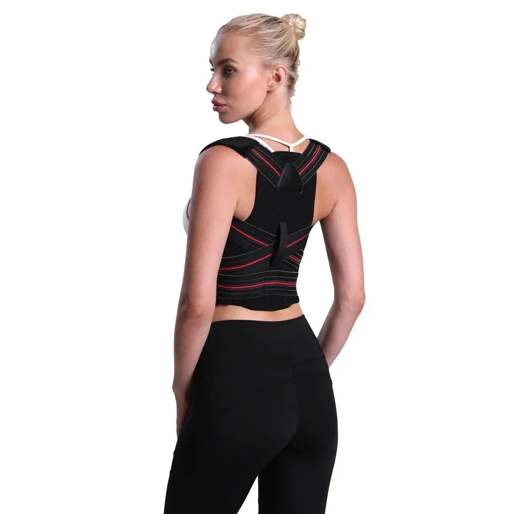 Rigid Mesh Shoulder & Back Harness - Office & Driving Breathable