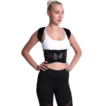Rigid Mesh Shoulder & Back Harness - Office & Driving Breathable