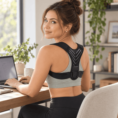 Back Support Harness - Padded Shoulders Light Office & Daily