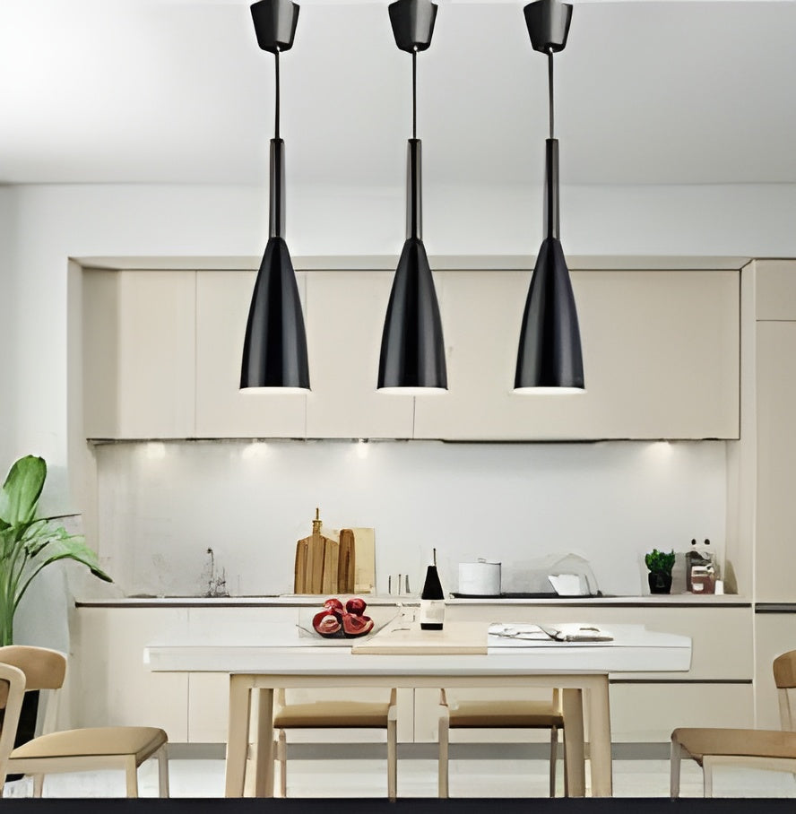 Suspension Scandinave Hauteur Réglable | Cuisine et Chambre Blanc ou Gris