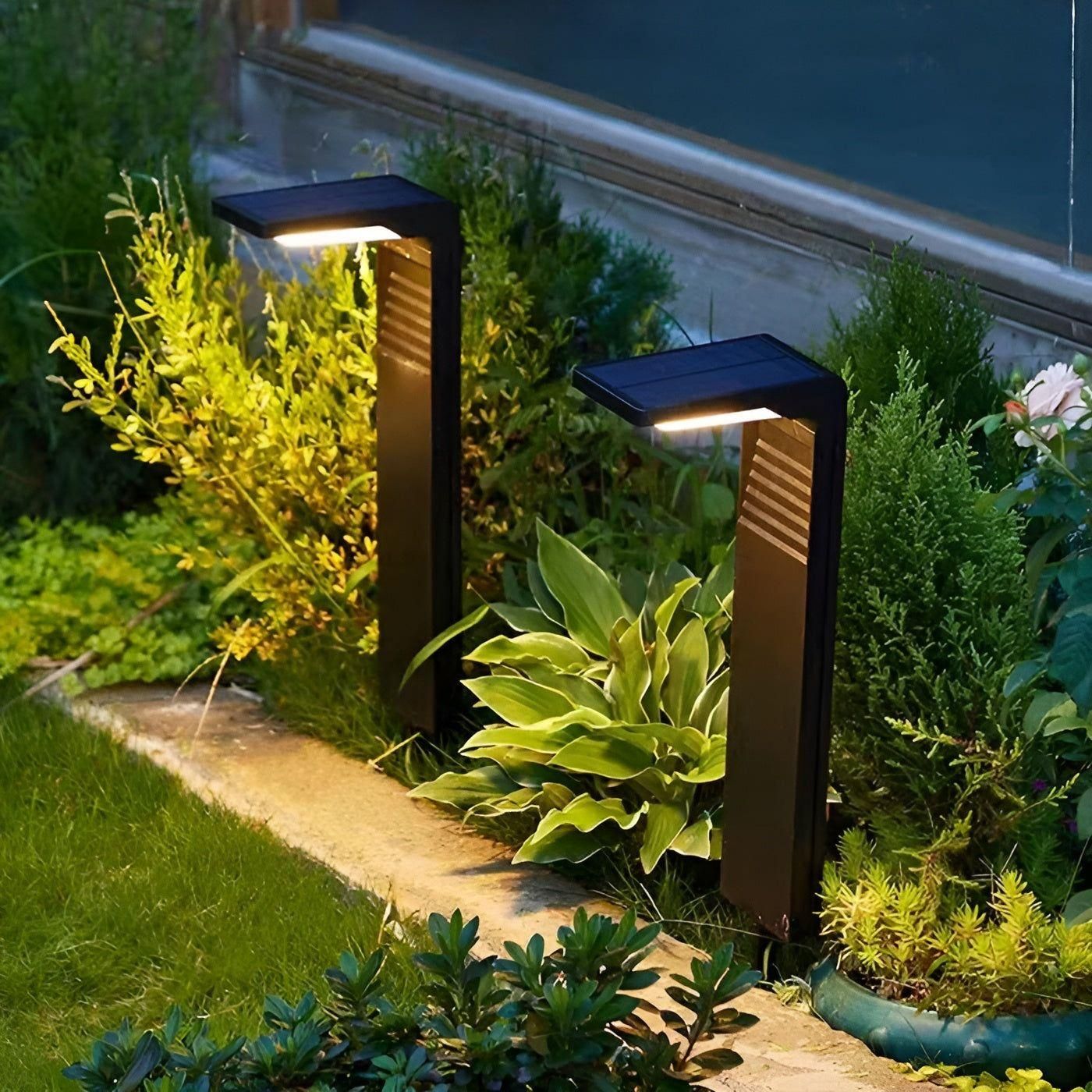 GardenGlow Suspension Solaire Jardin Étanche | LED Blanc Pergola et Terrasse