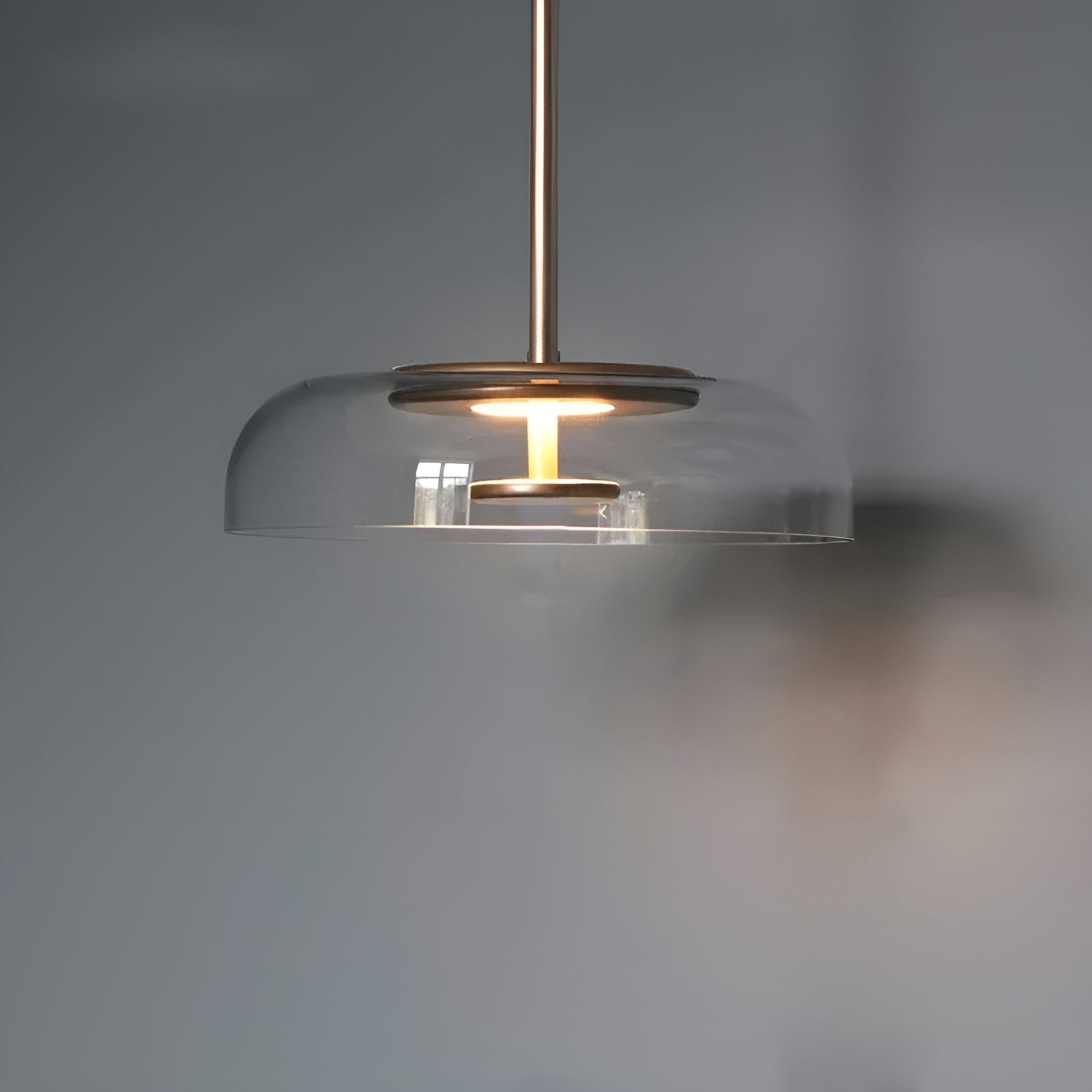 Suspension Verre LED Élégante | Salle à Manger Chambre et Salon Lumière Chaude