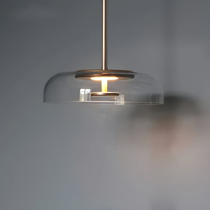 Suspension Verre LED Élégante | Salle à Manger Chambre et Salon Lumière Chaude