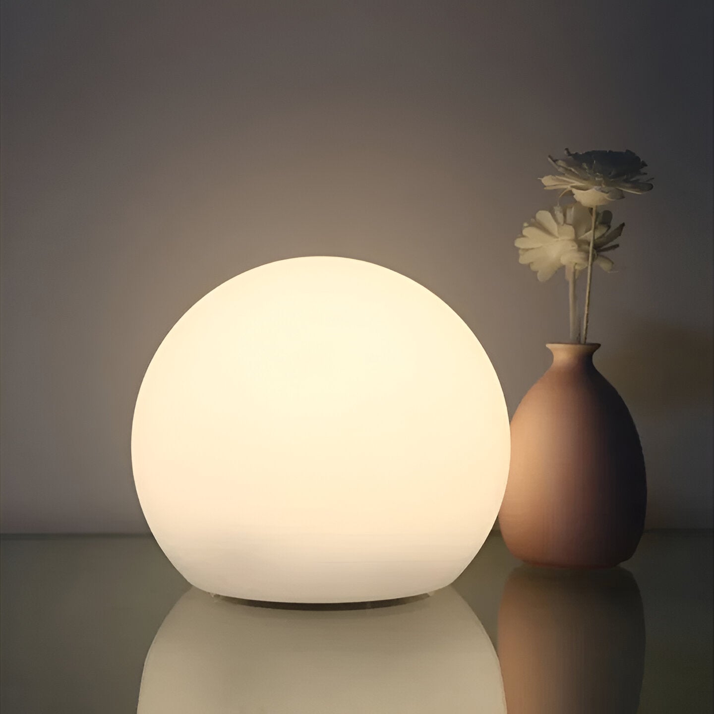 Lampe Boule Changement de Couleur Ambiance | S 15cm LED Décorative Salon