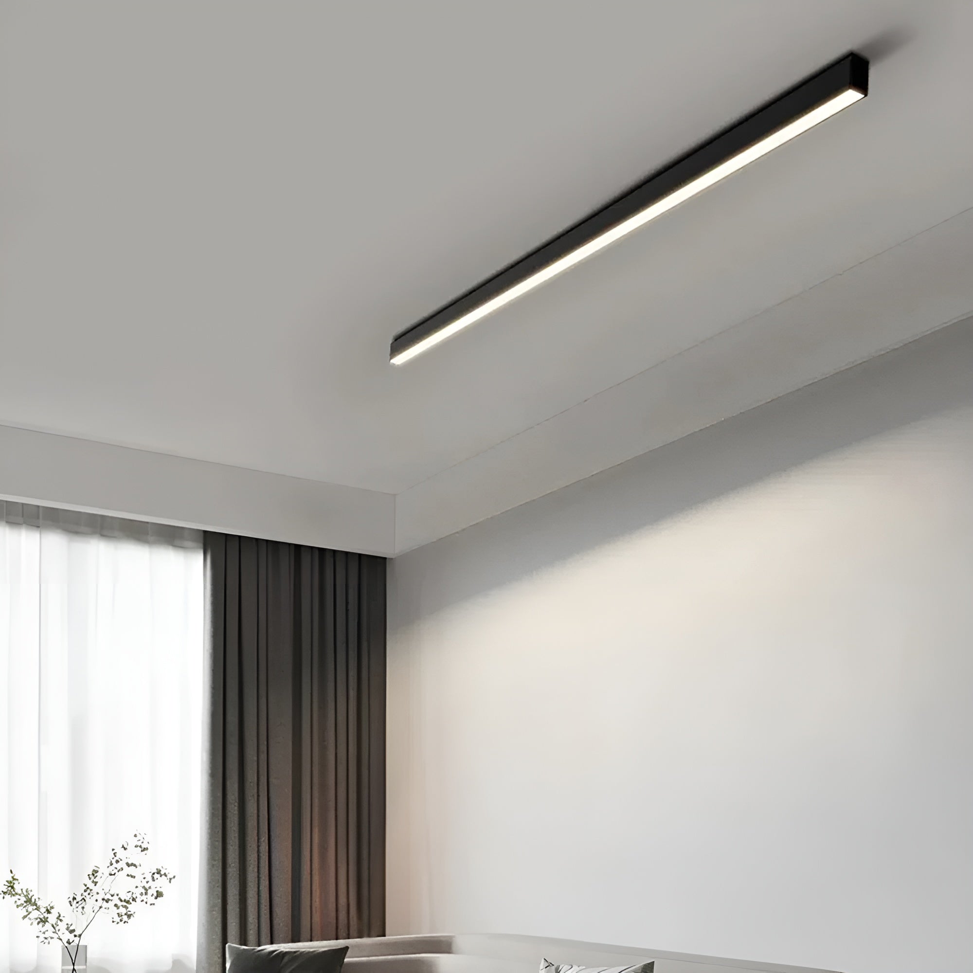 Applique Linéaire LED Anti-Éblouissement | Plafond ou Mur Moderne 60cm 12W