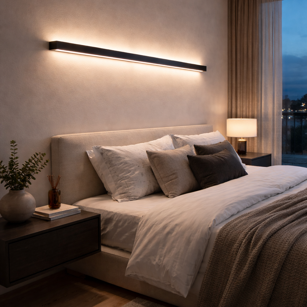Applique Linéaire LED Anti-Éblouissement | Plafond ou Mur Moderne 60cm 12W