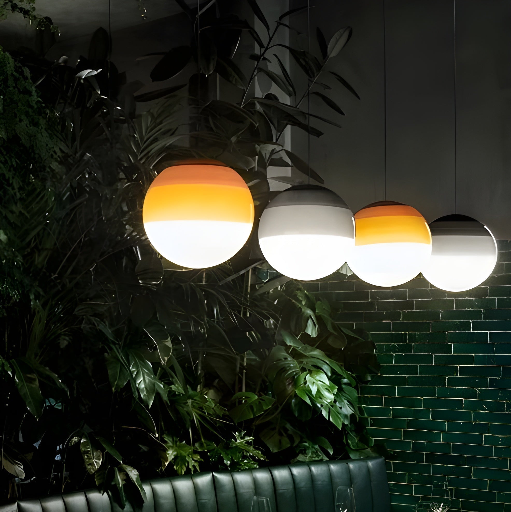 LumiOrb Suspension Ballon Créative LED Ambiance | Bleu D15 ou D20cm Féerique