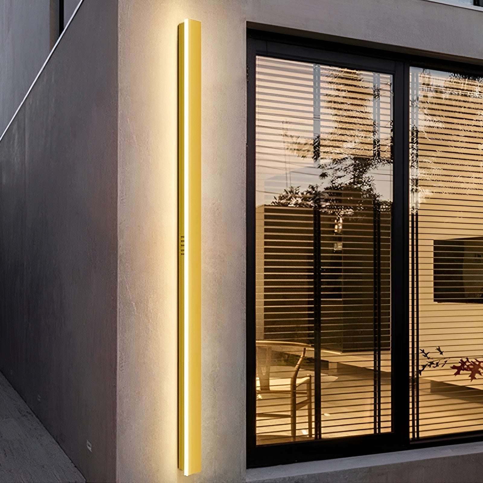 Miroir LED Aluminium Étanche 60cm | Terrasse Entrée et Salon Chaud ou Froid