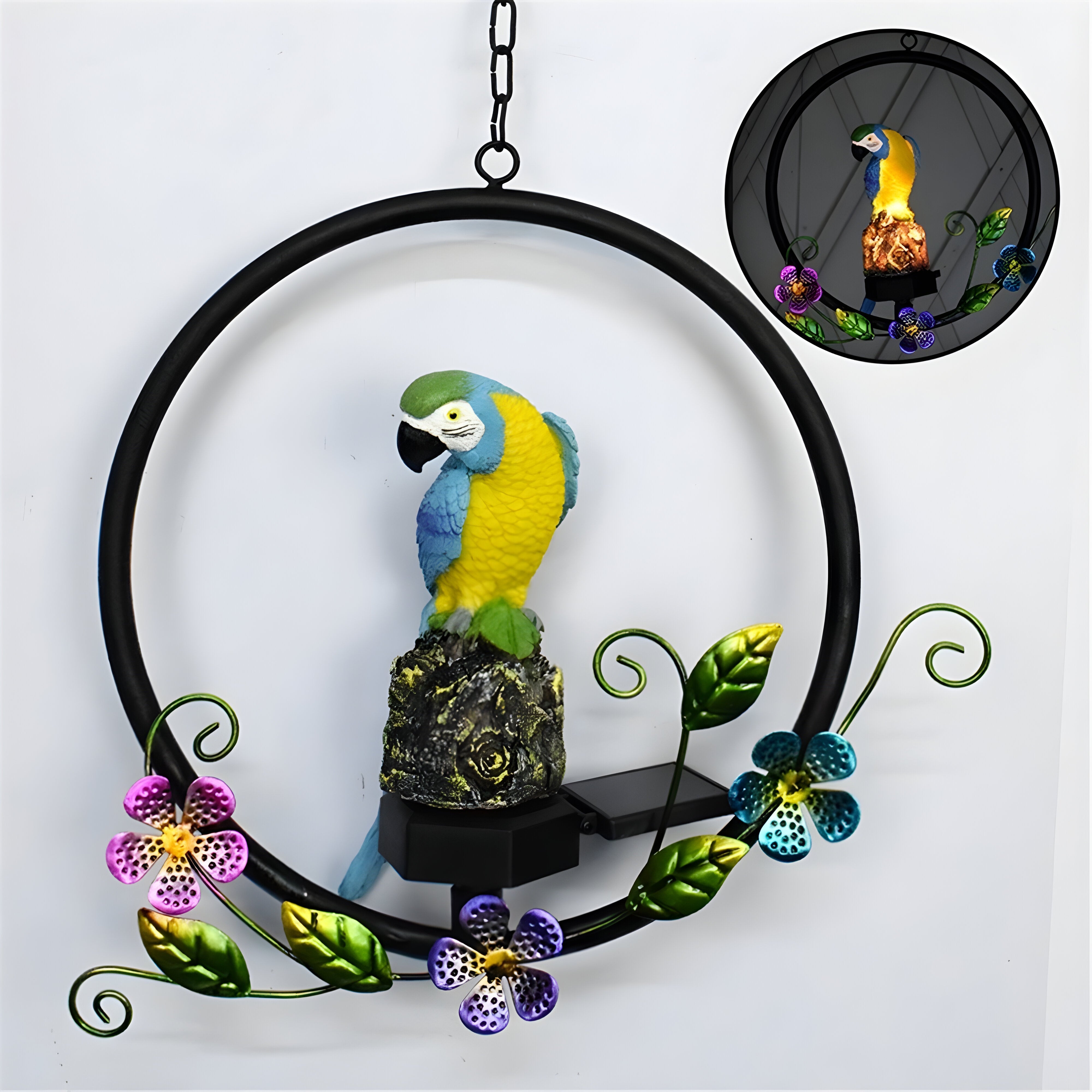 LumiOwl Lampe Solaire Suspendue Hibou | Décoration Jardin Magique Style A ou B