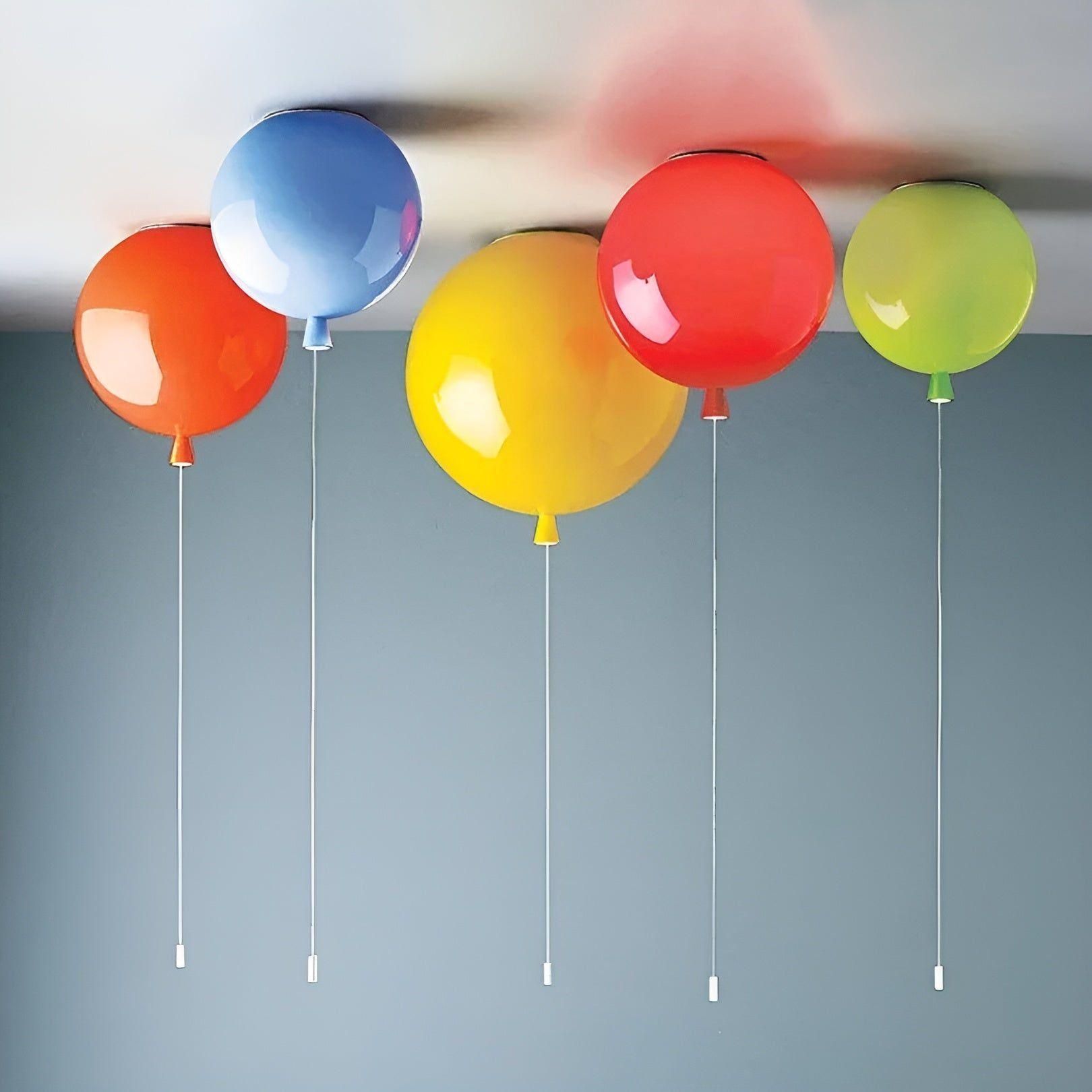 Suspension Ballon LED Créative Décorative | Rose ou Vert D20 ou D30cm Ambiance