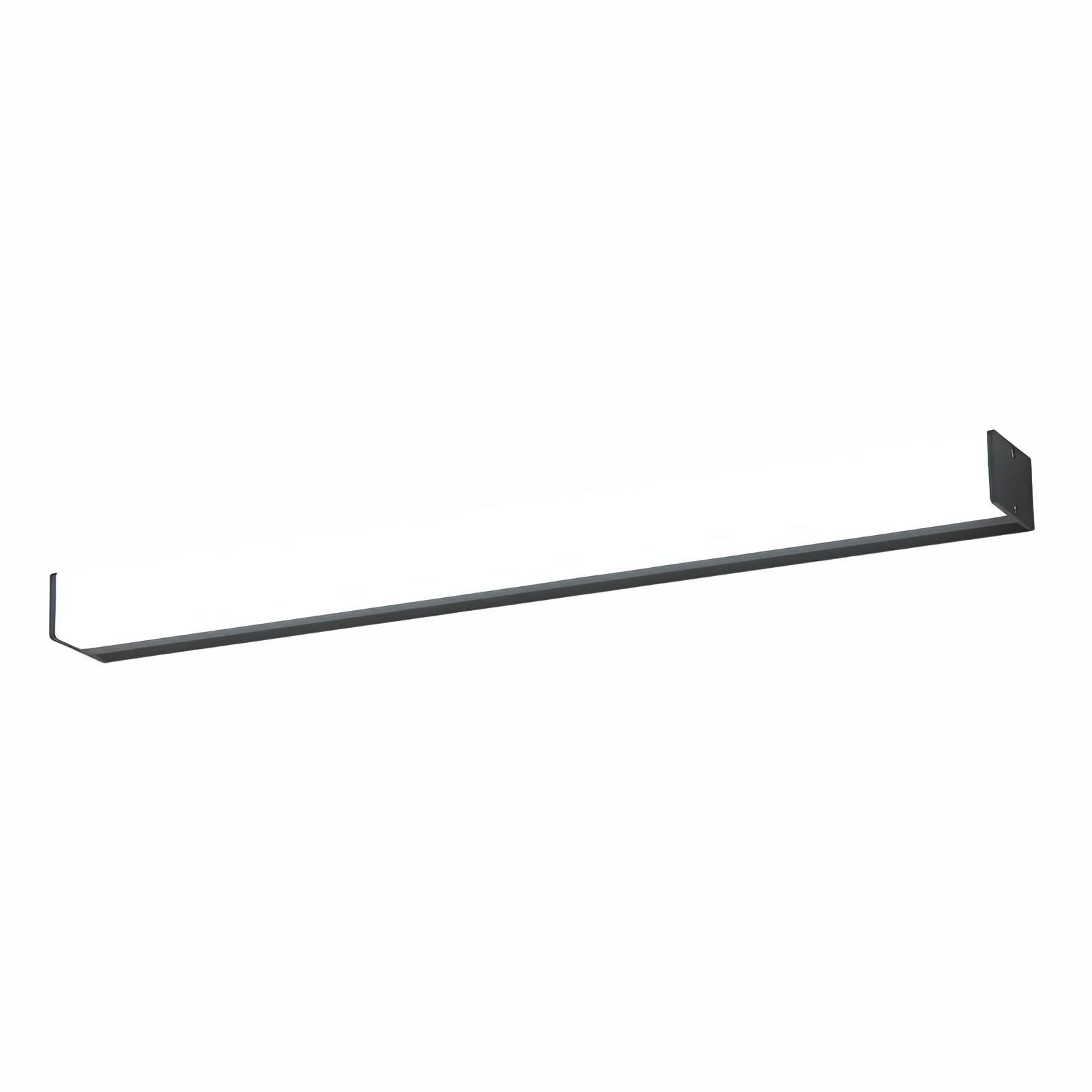 Miroir LED Long Très Lumineux | Éclairage Salle de Bain Stylé Noir 30cm