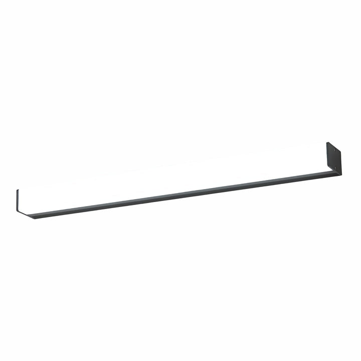 Miroir LED Long Très Lumineux | Éclairage Salle de Bain Stylé Noir 30cm