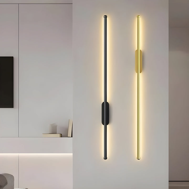 VillaBeam Applique Linéaire Moderne Élégante | Lumière Chaude ou Froide Noir