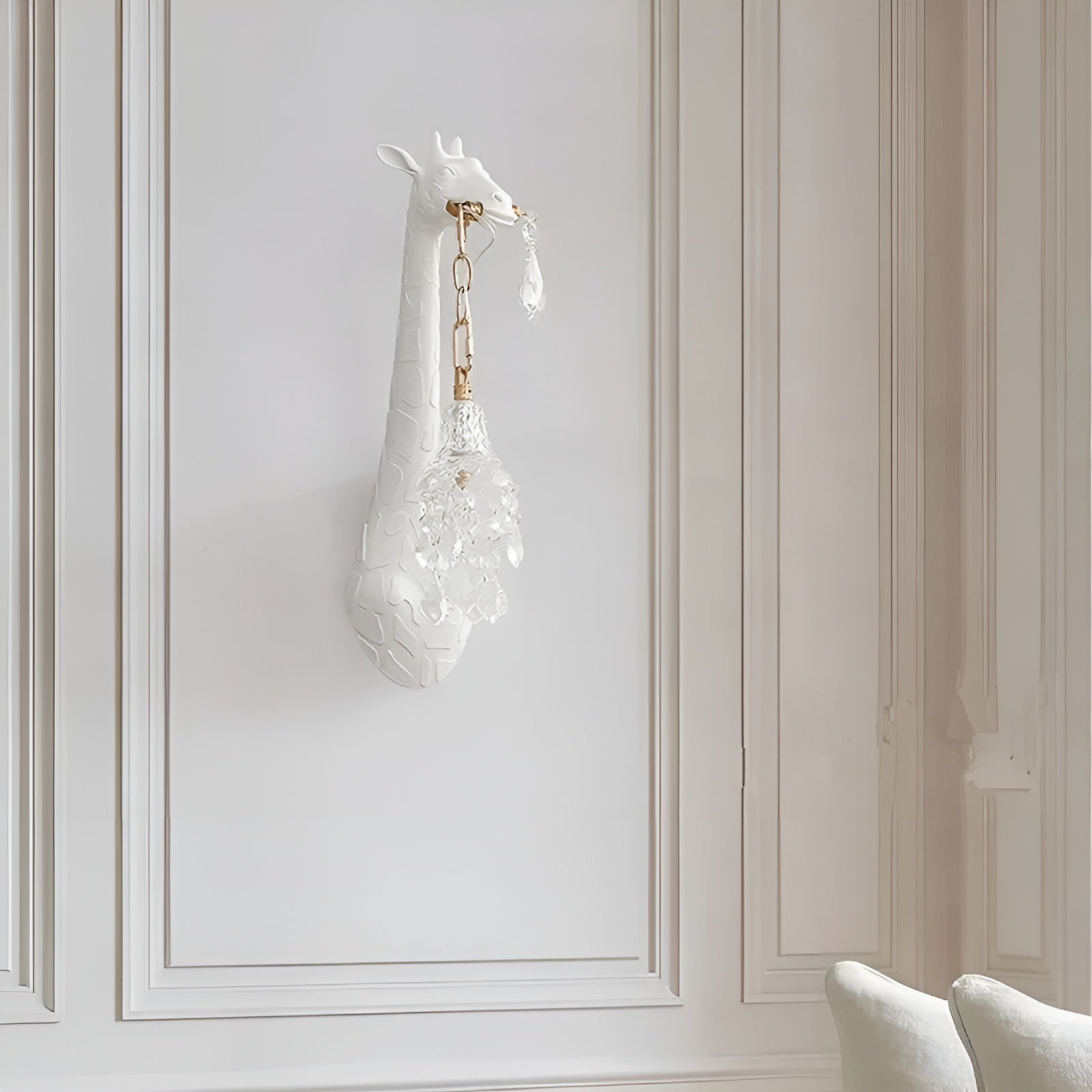 Applique Girafe Décorative LED | Salon et Chambre Enfant L40cm Lumière Froide