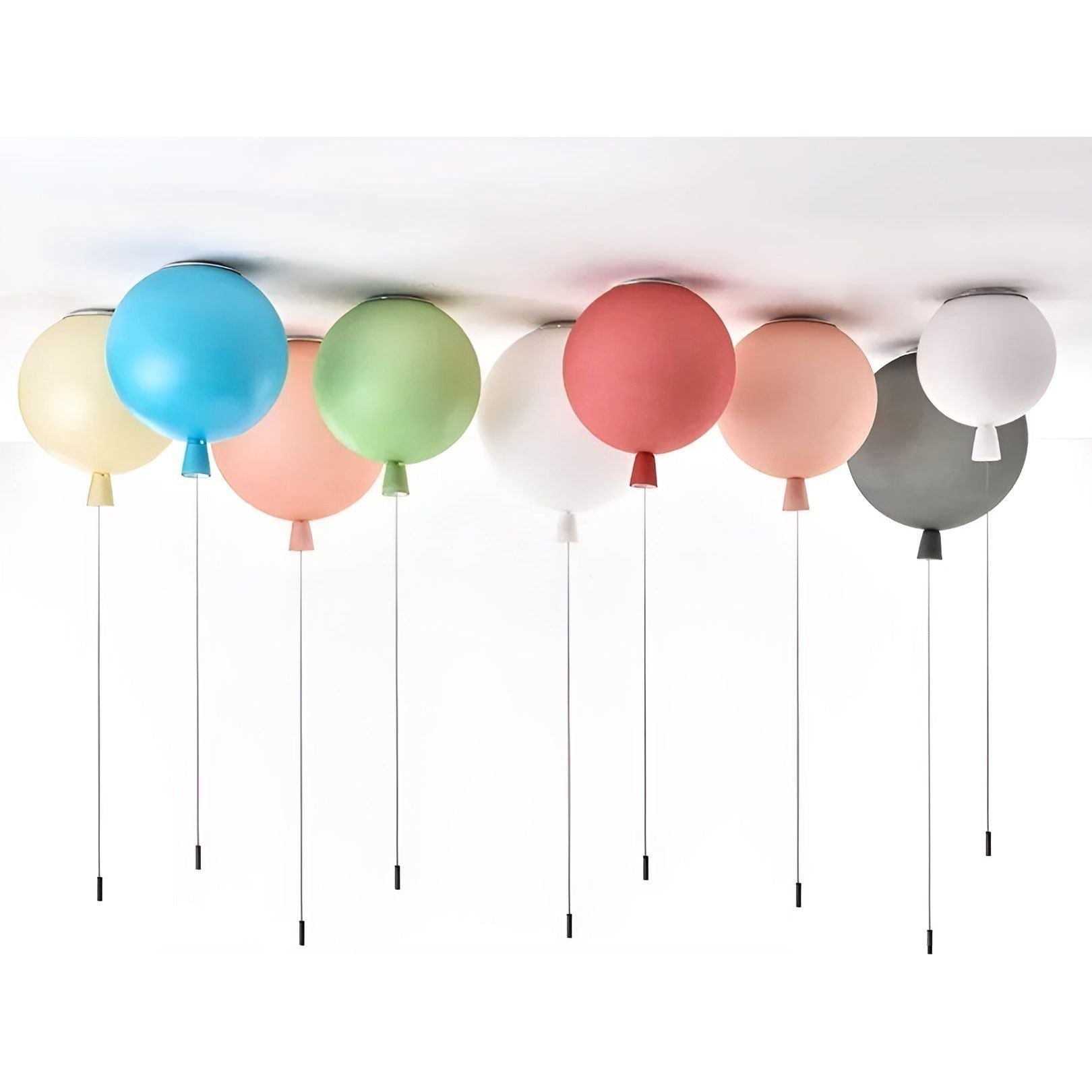 Suspension Ballon LED Créative Décorative | Rose ou Vert D20 ou D30cm Ambiance