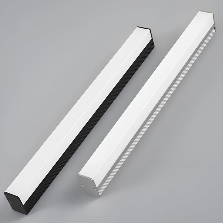 Miroir LED Long Très Lumineux | Éclairage Salle de Bain Stylé Noir 30cm