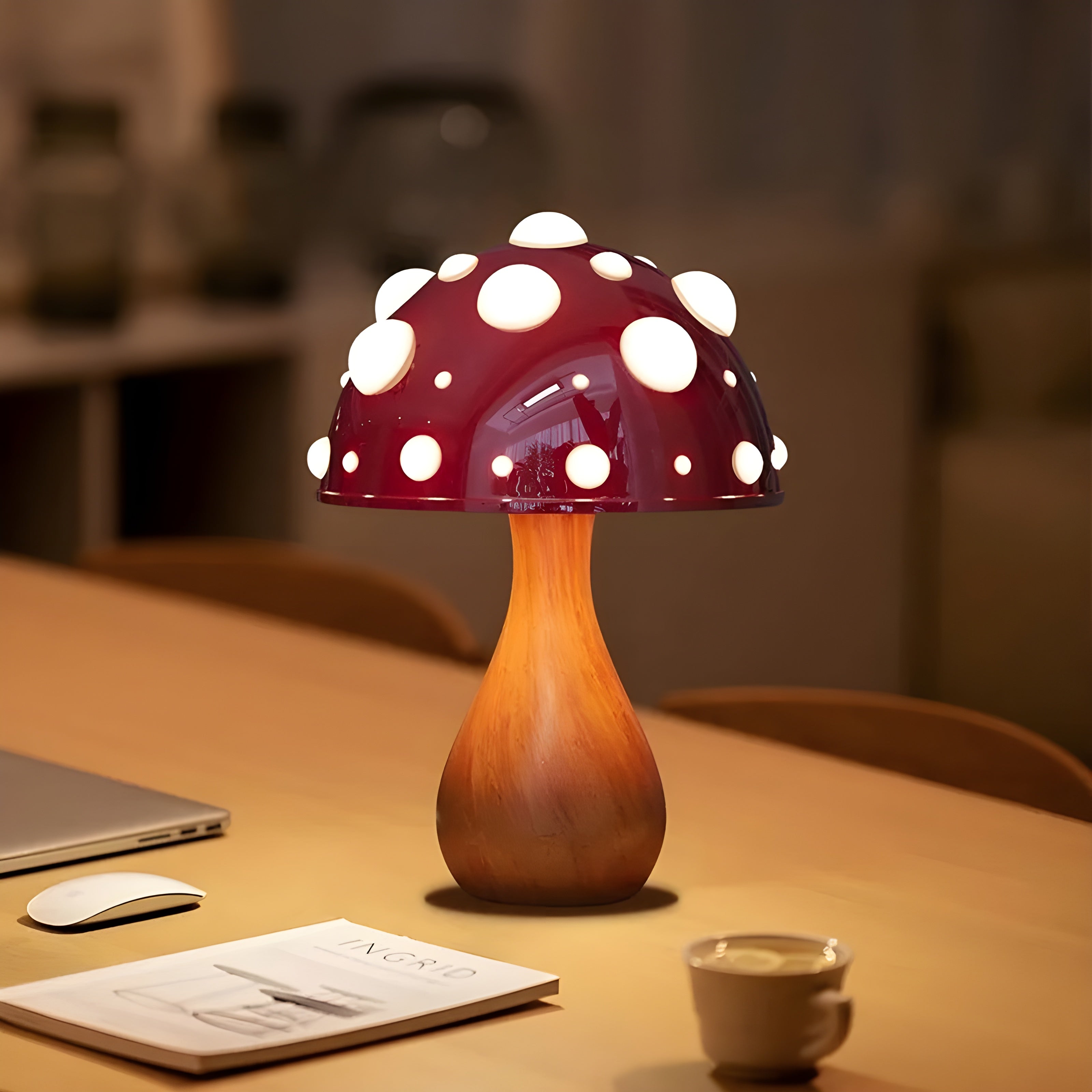 AmanitaDream Lampe Champignon Amanite LED | Décorative Magique Chambre et Salon