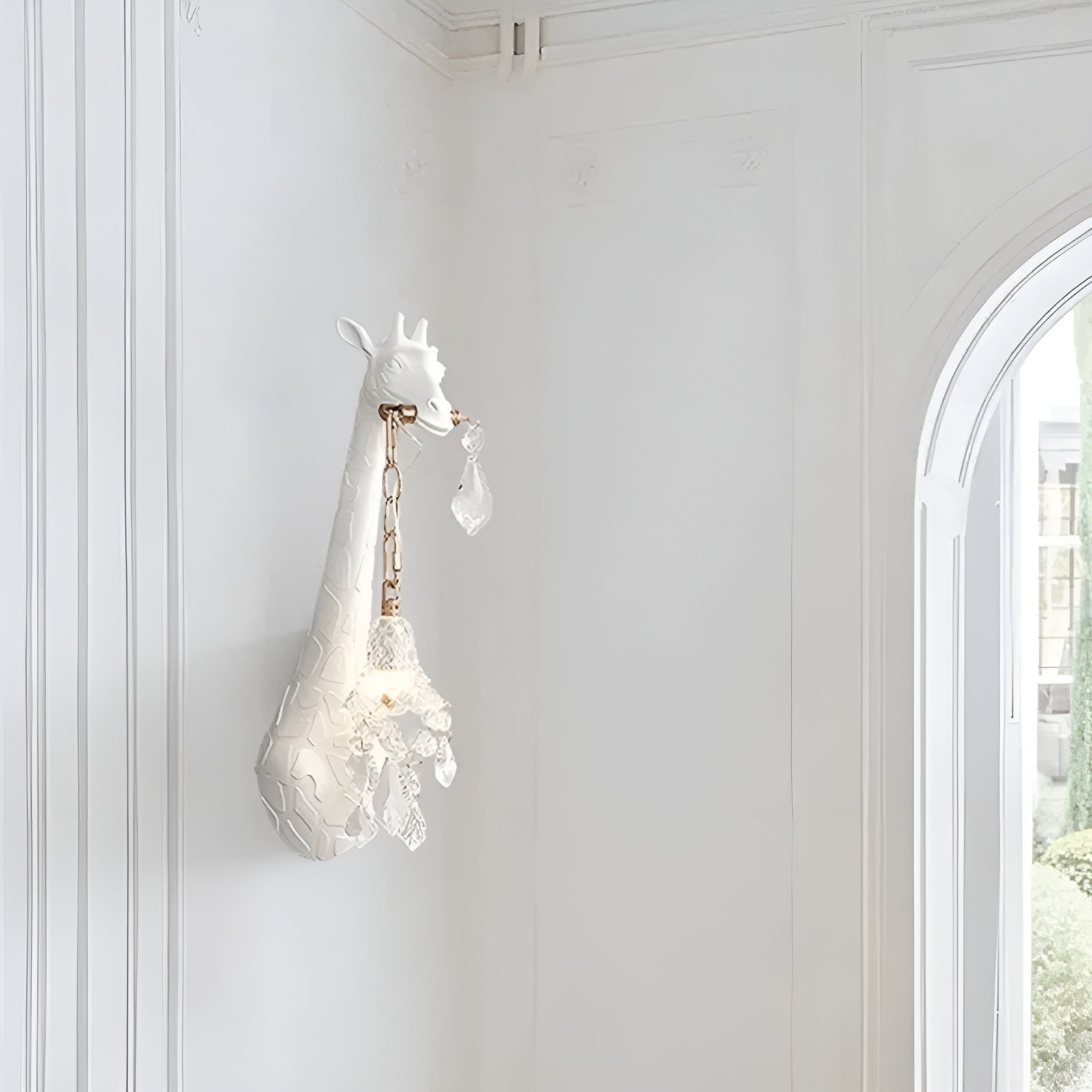 Applique Girafe Décorative LED | Salon et Chambre Enfant L40cm Lumière Froide