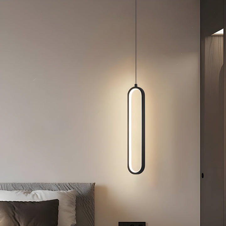 GildedGlow Suspension LED Dorée Ambiance | Noir Simple ou Autre Lumière Chaude