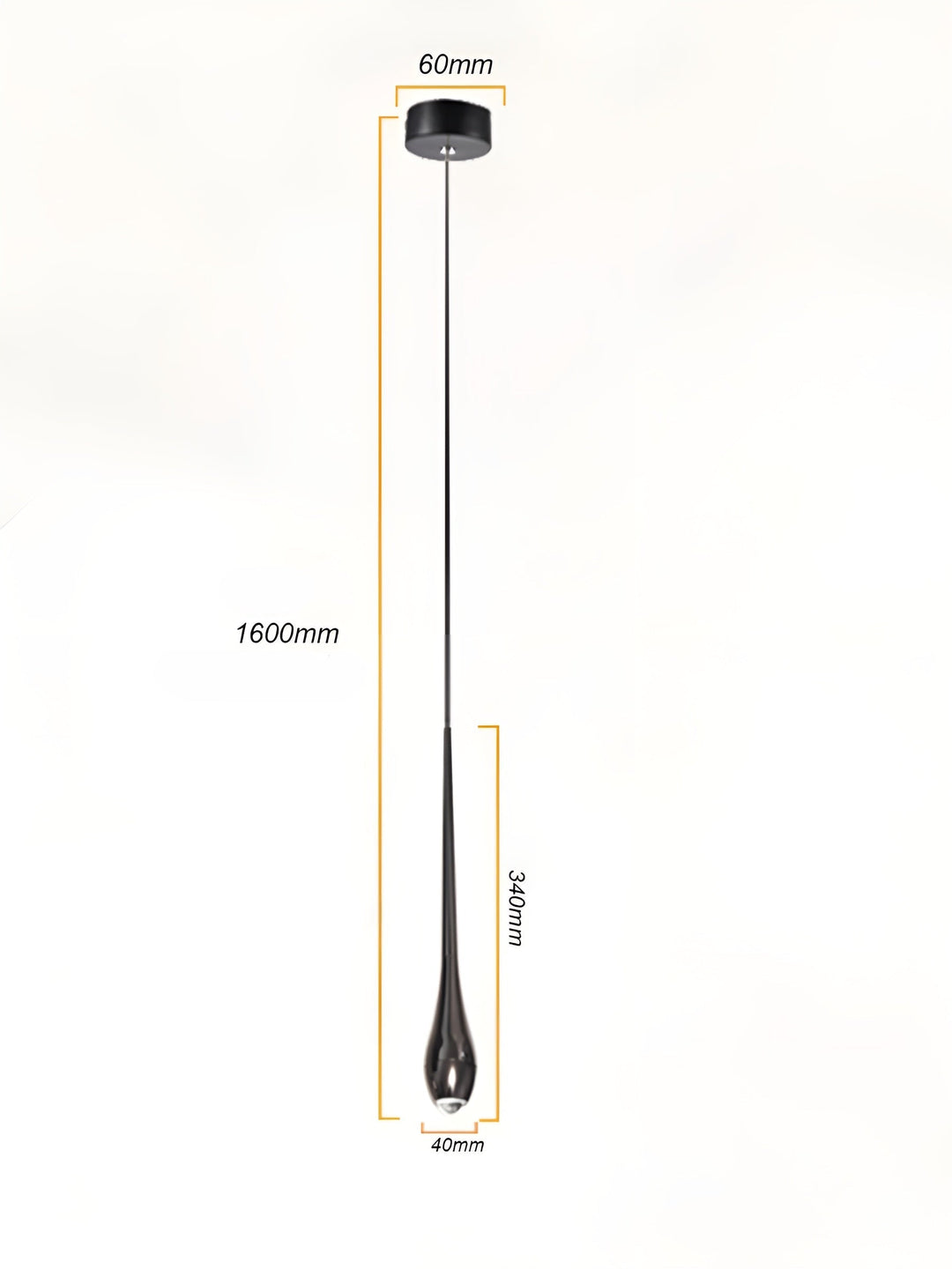Suspension Goutte LED Moderne | Lumière Chaude ou Froide Cuisine et Table à Manger