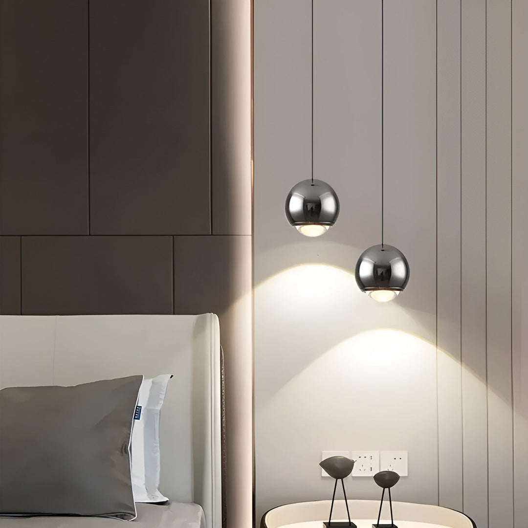 Suspension LED Scandinave | Idéale Chambre Cuisine et Bureau Blanc 200cm Câble