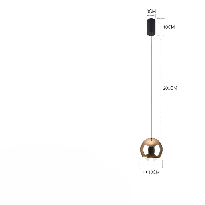 Suspension LED Scandinave | Idéale Chambre Cuisine et Bureau Blanc 200cm Câble