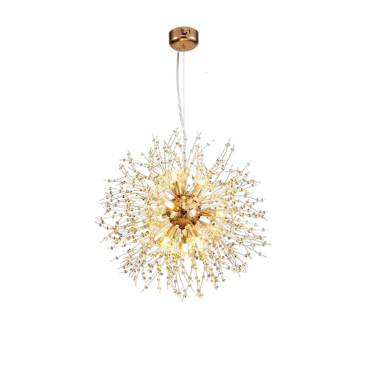 Lustre Cristal Pissenlit LED | Éclairage Spectaculaire Salon et Salle à Manger