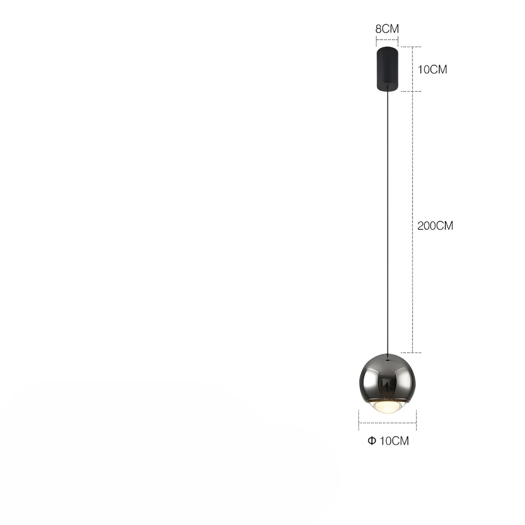 Suspension LED Scandinave | Idéale Chambre Cuisine et Bureau Blanc 200cm Câble